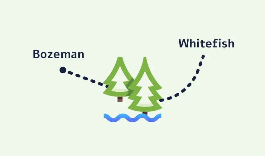 From Bozeman to Whitefish - 2