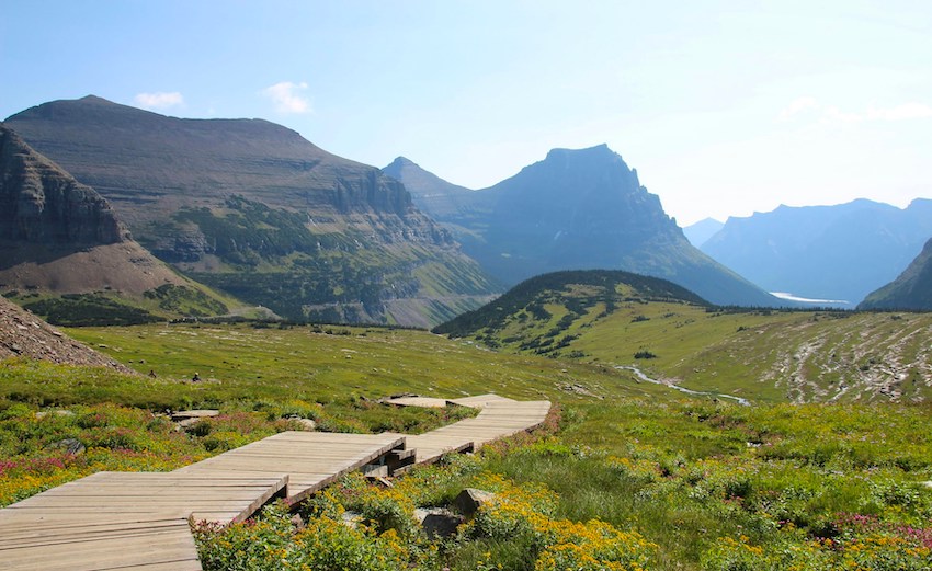 Glacier National Park in summer